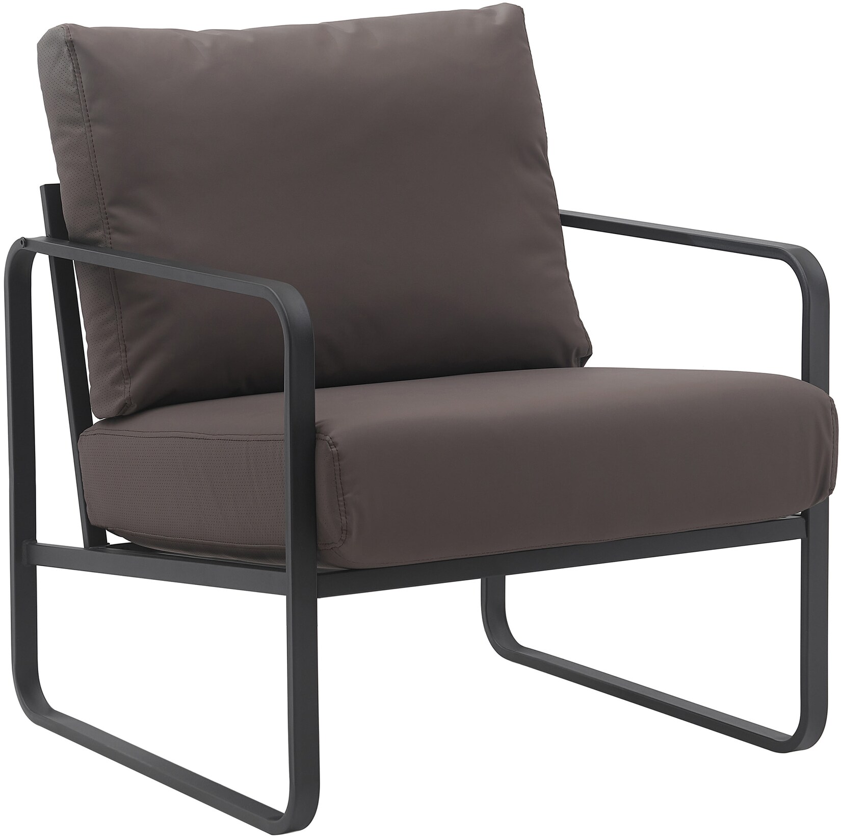 CLP Lounger Manea Kunstleder Farbe: braun, Material: Kunstleder