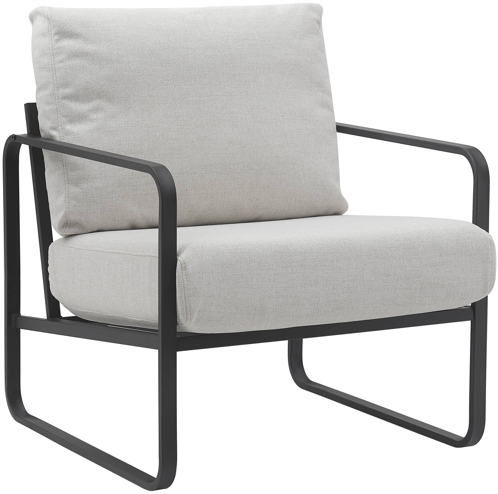 CLP Lounger Manea Stoff Farbe: creme, Material: Stoff