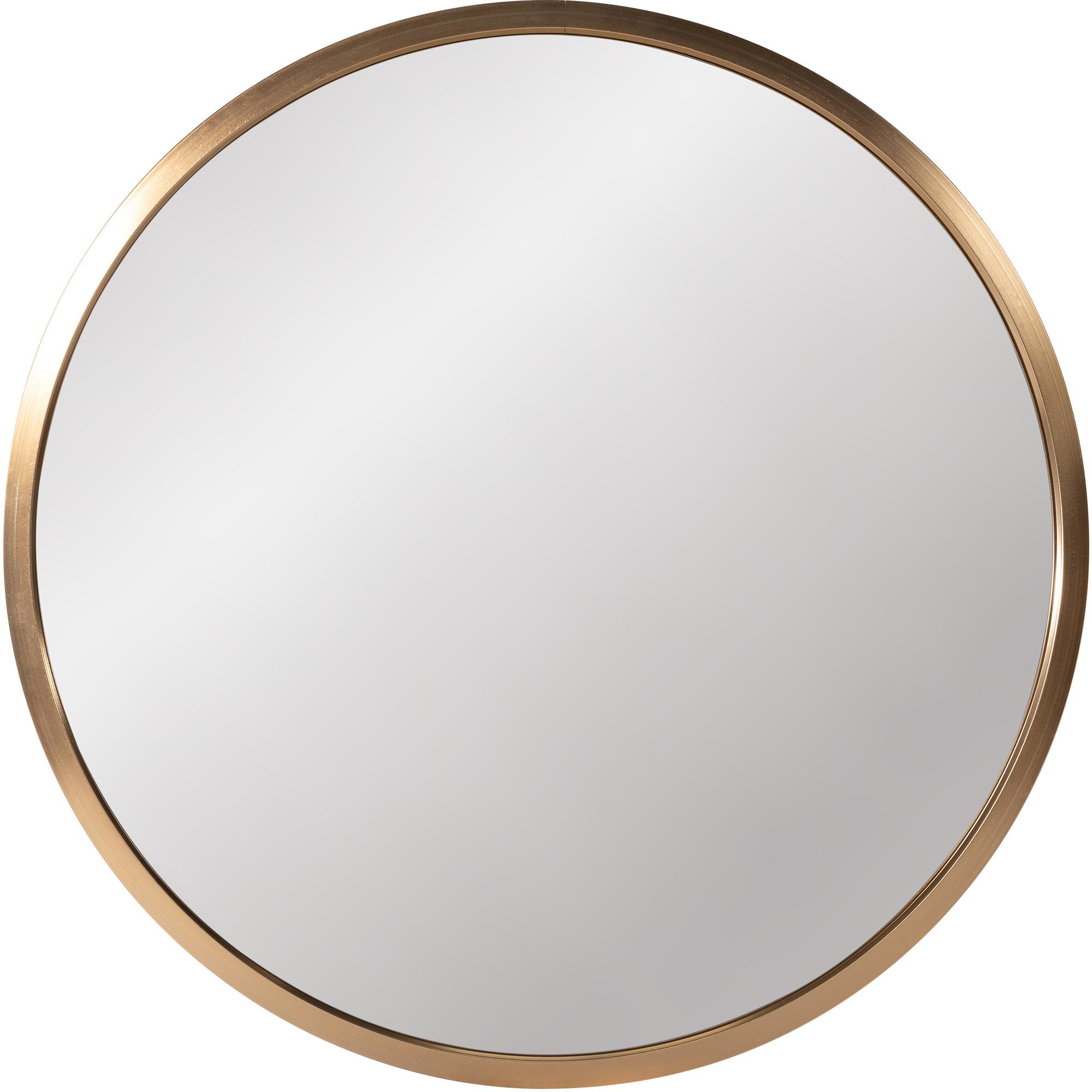 CLP Wandspiegel Elsie I Runder Spiegel in unterschiedlichen Gr&ouml;&szlig;en I Rahmentiefe 3 cm, ideal f&uuml;r Wohnzimmer, Schlafzimmer oder Bad 