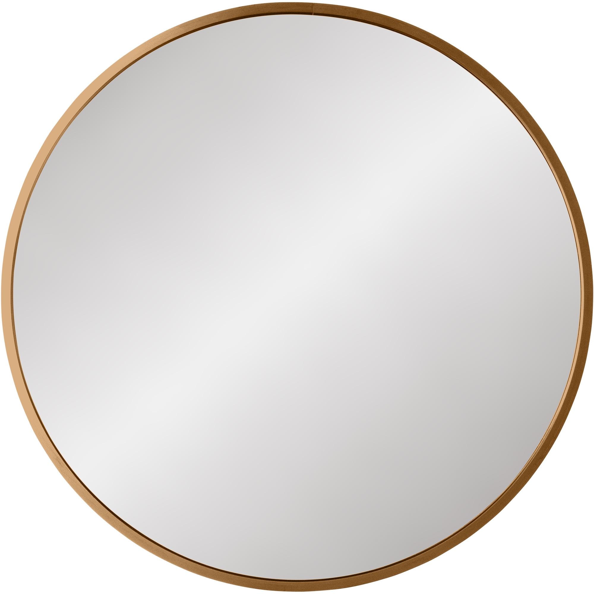 CLP Wandspiegel Elsie I Runder Spiegel in unterschiedlichen Gr&ouml;&szlig;en I Rahmentiefe 3 cm, ideal f&uuml;r Wohnzimmer, Schlafzimmer oder Bad 