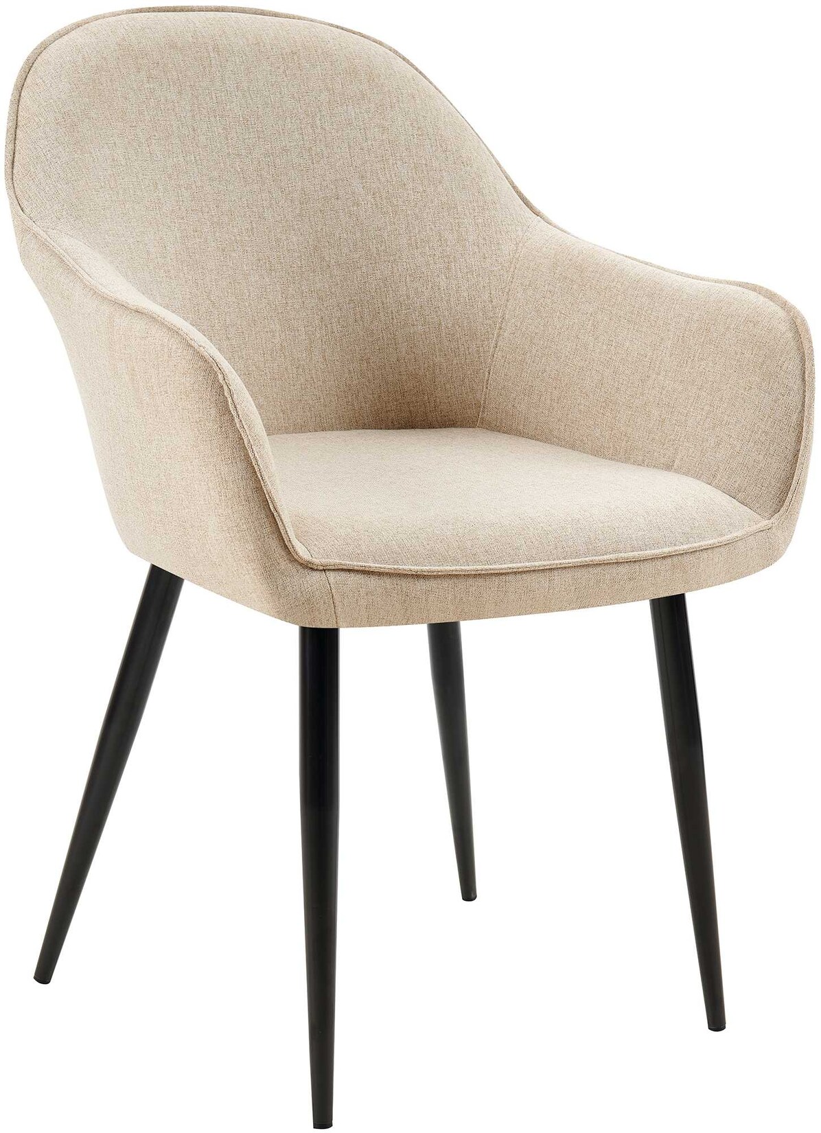 CLP Esszimmerstuhl Boise Stoff Farbe: taupe