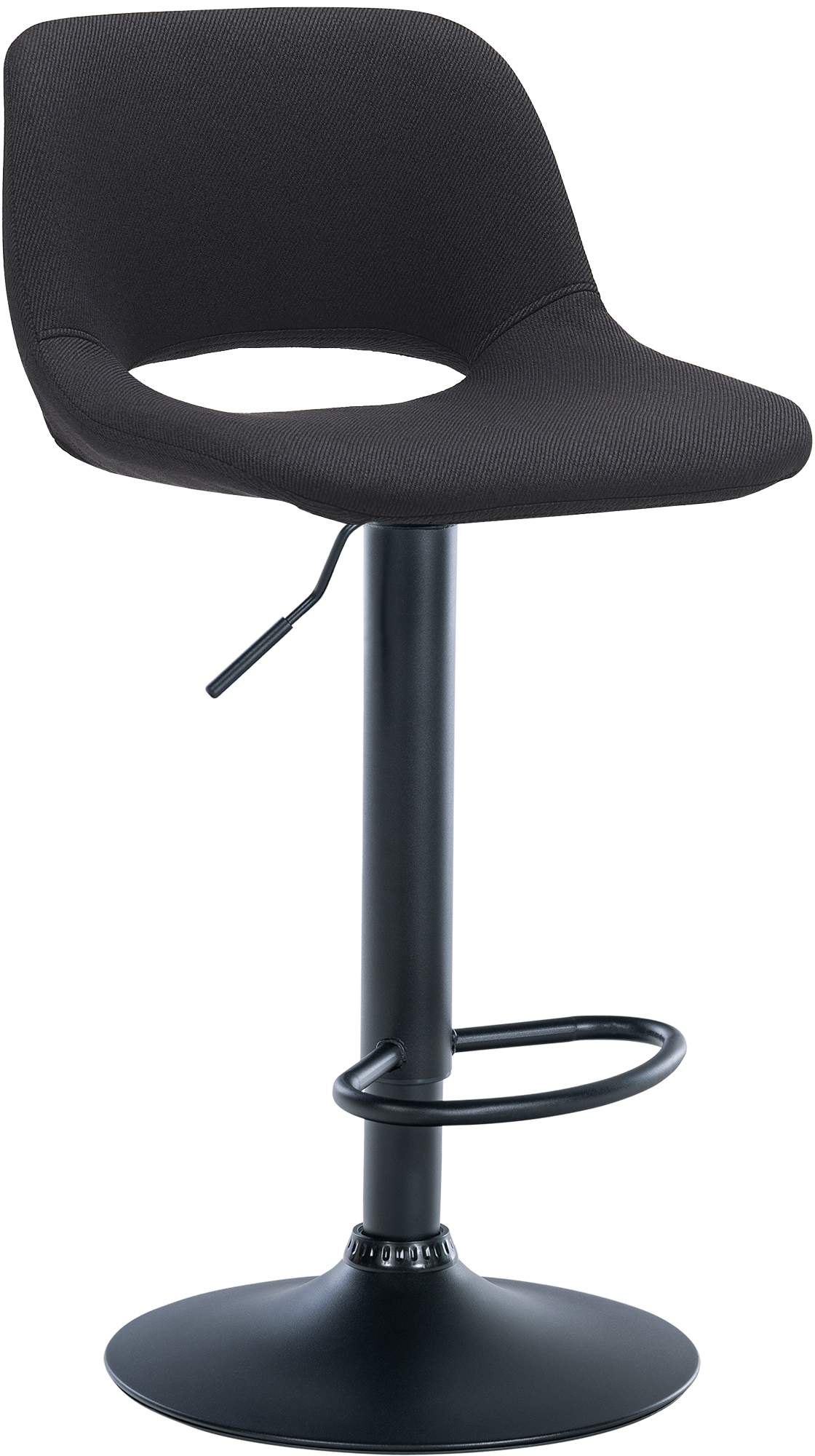 CLP Barhocker Camden I Stoff-Bezug I Drehbar 