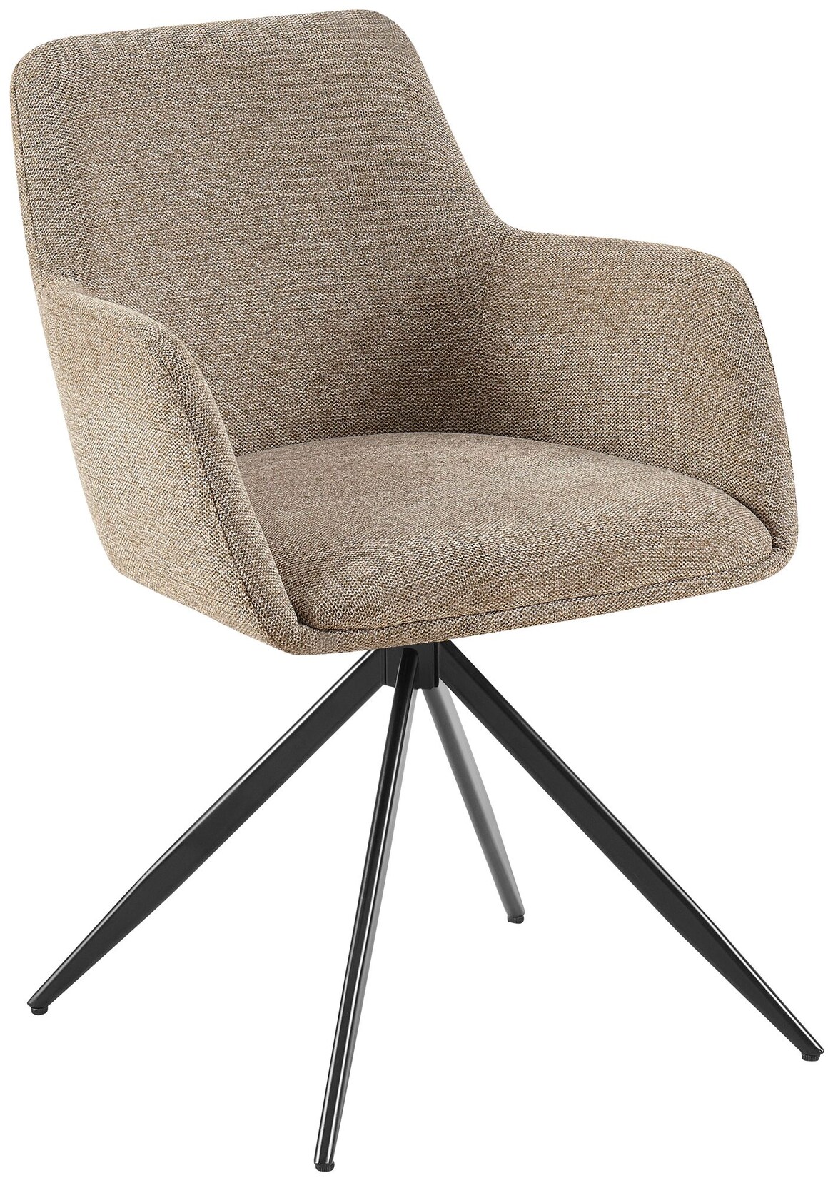 CLP Esszimmerstuhl Olema Stoff Farbe: taupe