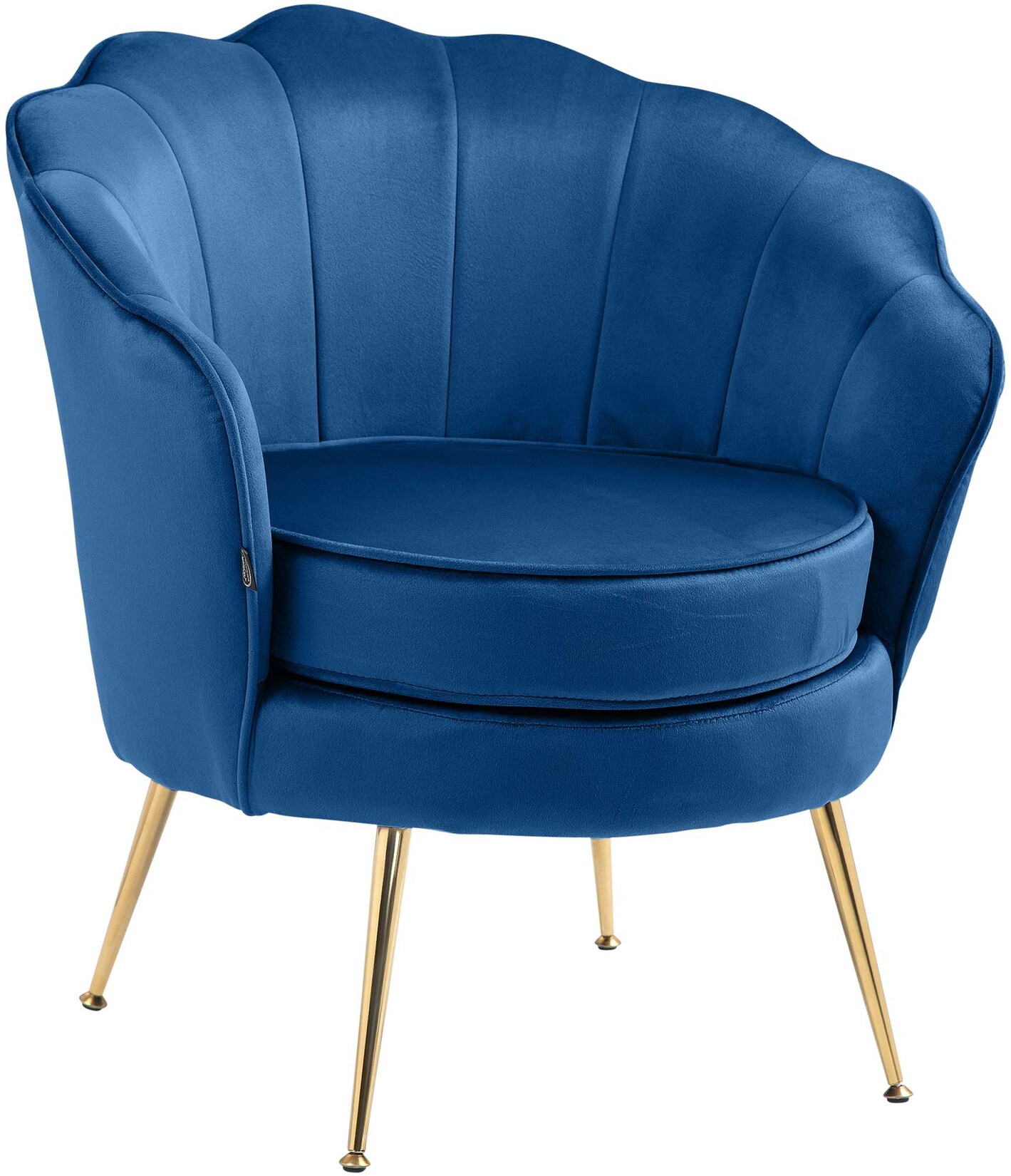 CLP Stuhl Rosita Samt Farbe: blau