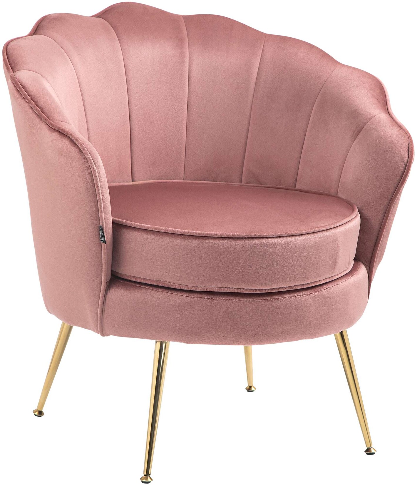 CLP Stuhl Rosita Samt Farbe: rosa