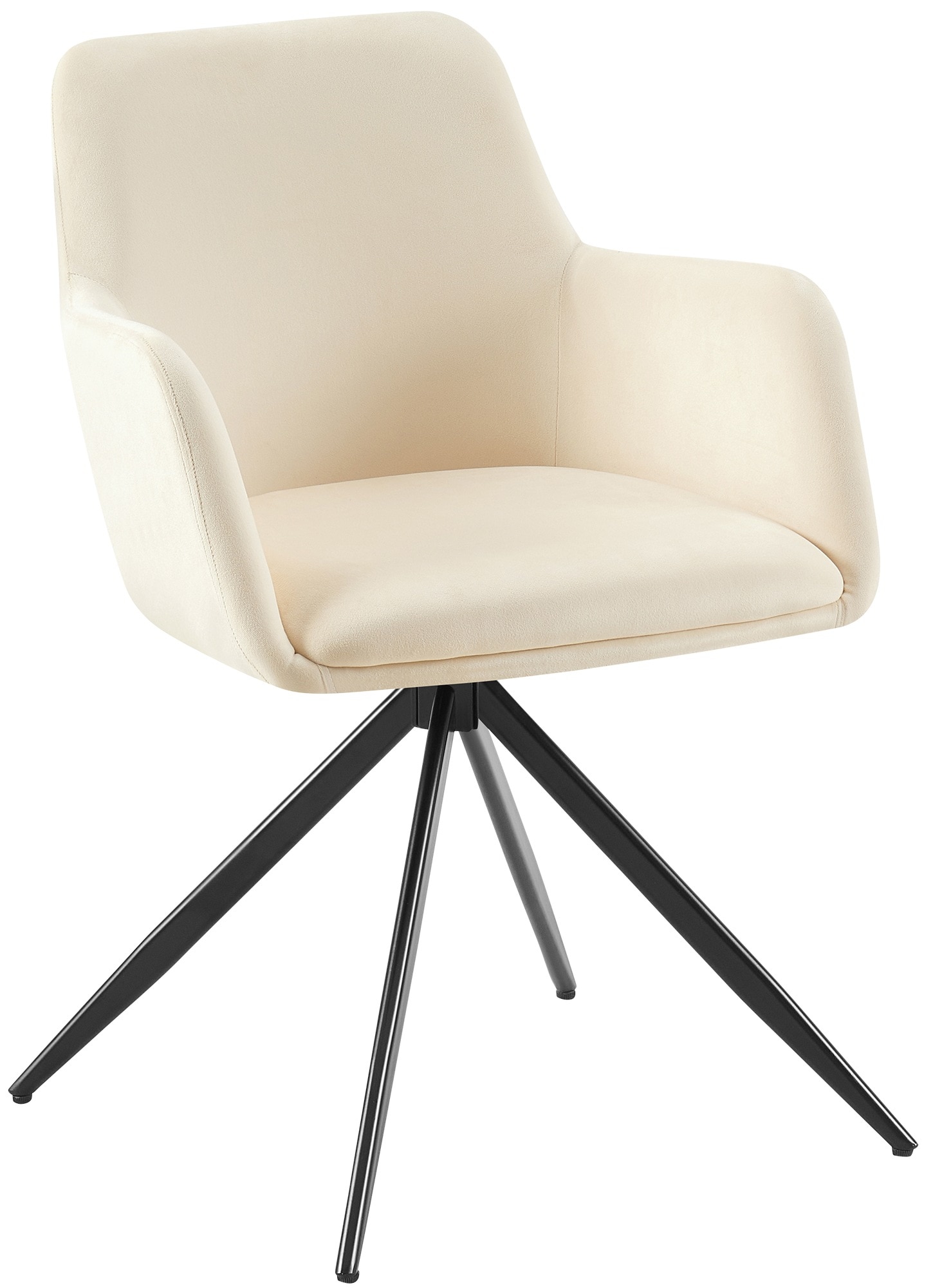 CLP Esszimmerstuhl Olema I Schwenkbarer Polsterstuhl Mit Samtbezug I K&uuml;chenstuhl 