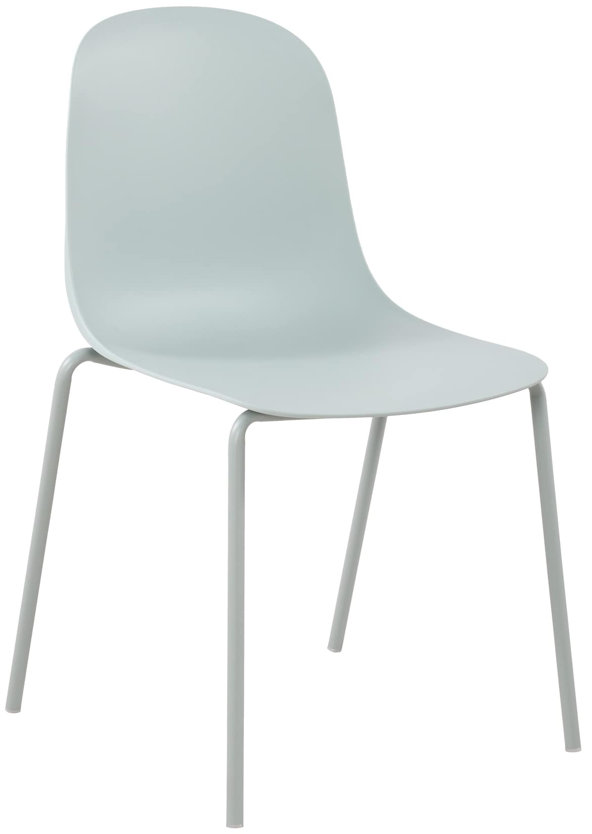 CLP Stapelstuhl Hardin, mit ergonomischer Kunststoffschale und stabilem Metallgestell, geeignet für Esszimmer, Konferenzraum und Küche