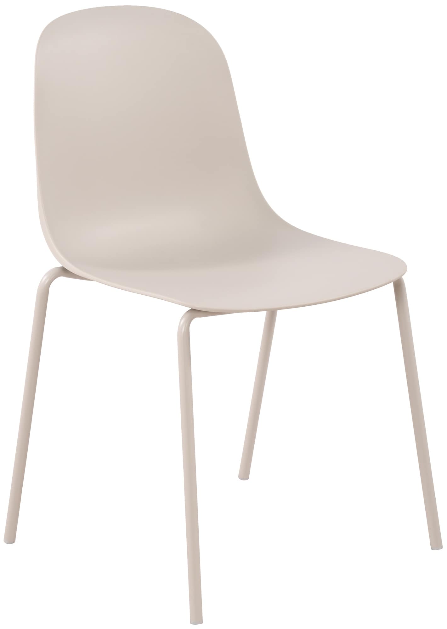 CLP Stapelstuhl Hardin I Gartenstuhl absolut wetterfest und UV-best&auml;ndig I Stuhlgestell aus pulverbeschichtetem Stahl I Outdoorstuhl 