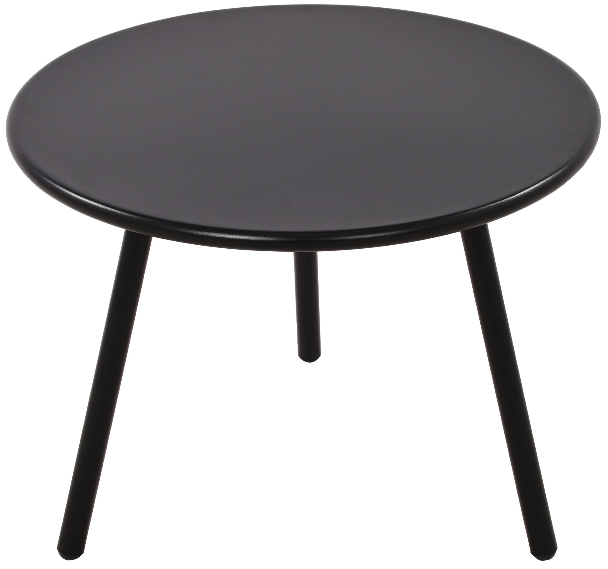 CLP Couchtisch Minot I Runder Loungetisch f&uuml;r drau&szlig;en und drinnen I Gartentisch wetterfest und UV-best&auml;ndig I Outdoor Beistelltisch 