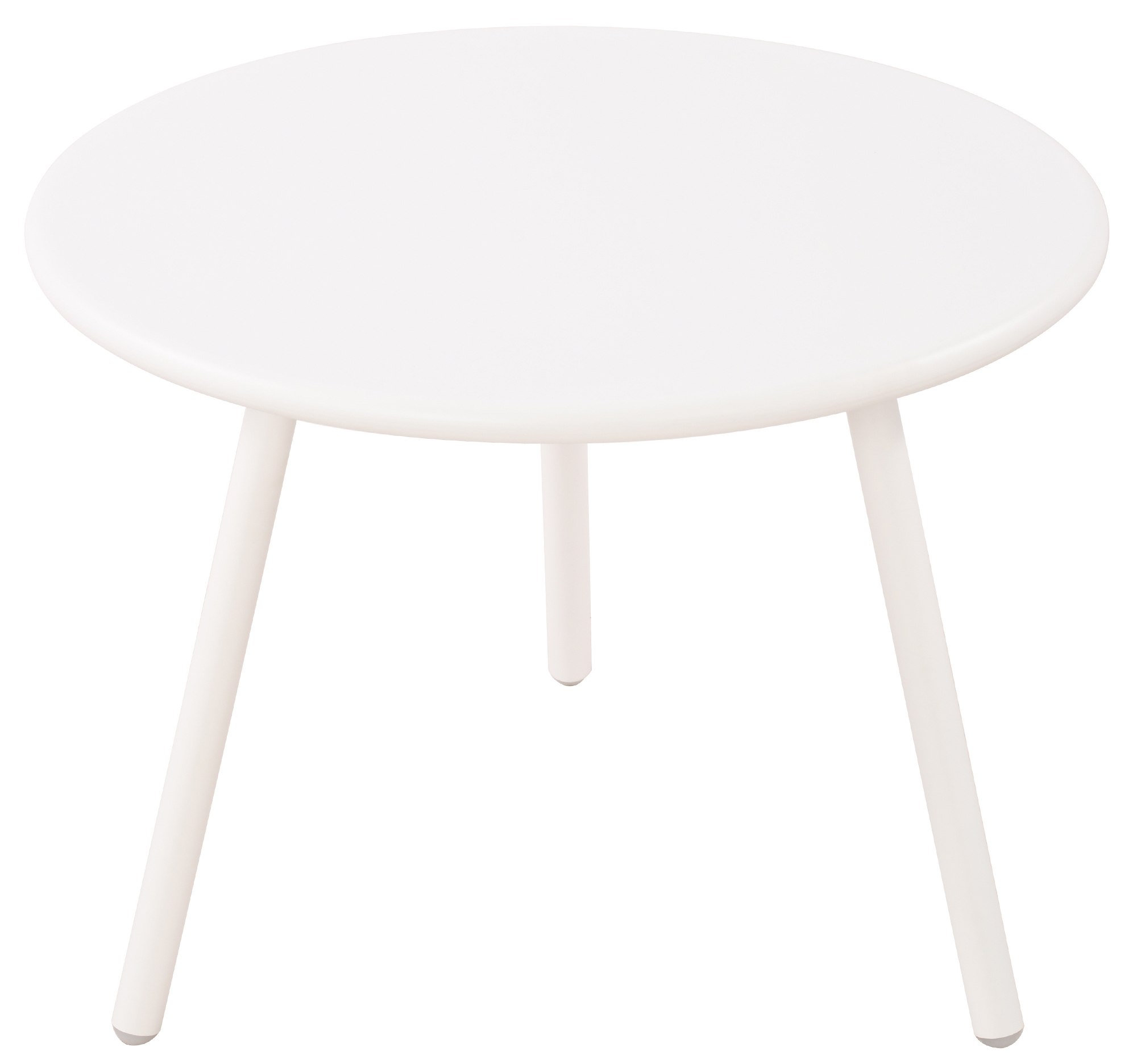 CLP Couchtisch Minot I Runder Loungetisch f&uuml;r drau&szlig;en und drinnen I Gartentisch wetterfest und UV-best&auml;ndig I Outdoor Beistelltisch 