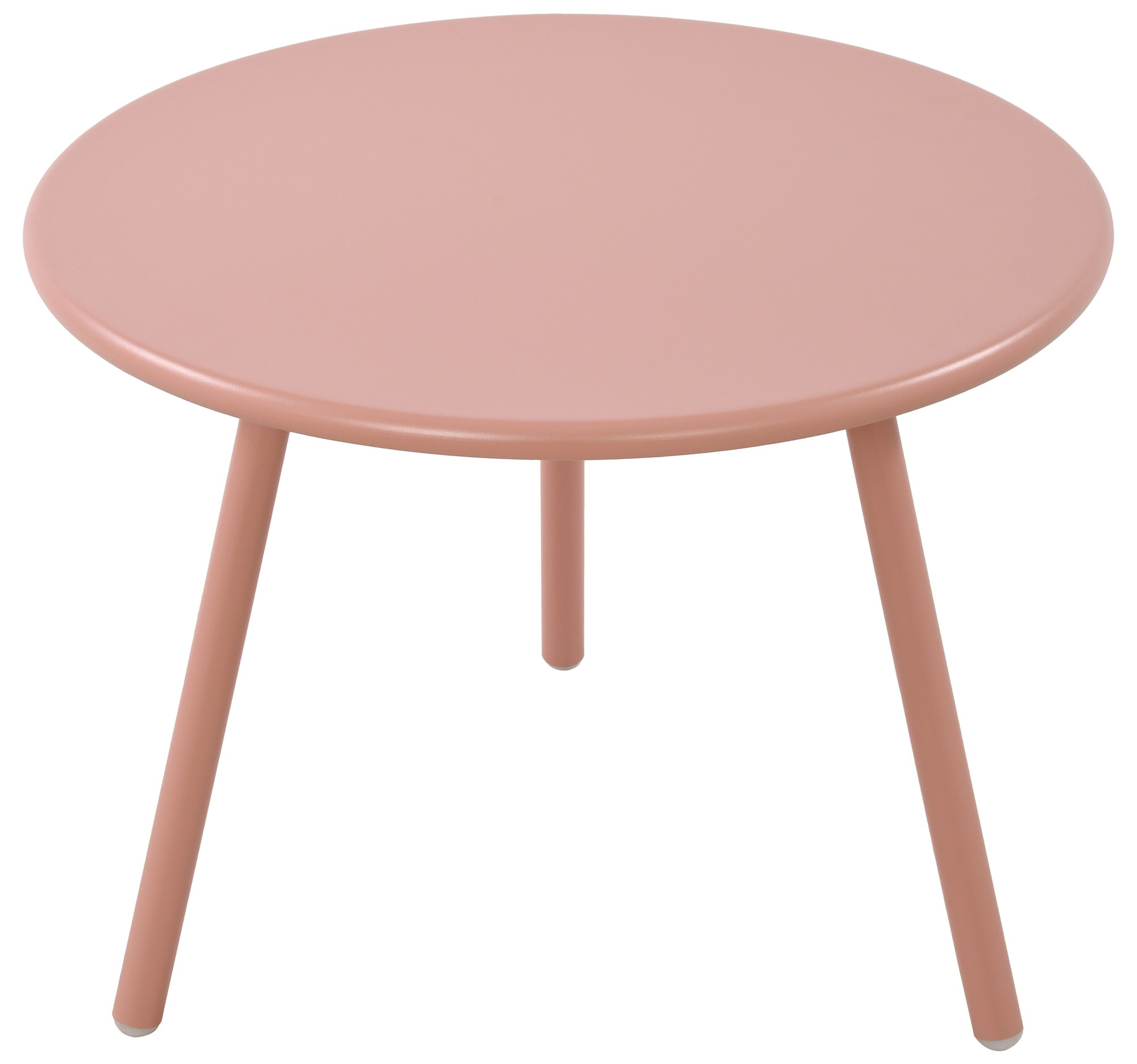 CLP Couchtisch Minot I Runder Loungetisch f&uuml;r drau&szlig;en und drinnen I Gartentisch wetterfest und UV-best&auml;ndig I Outdoor Beistelltisch 