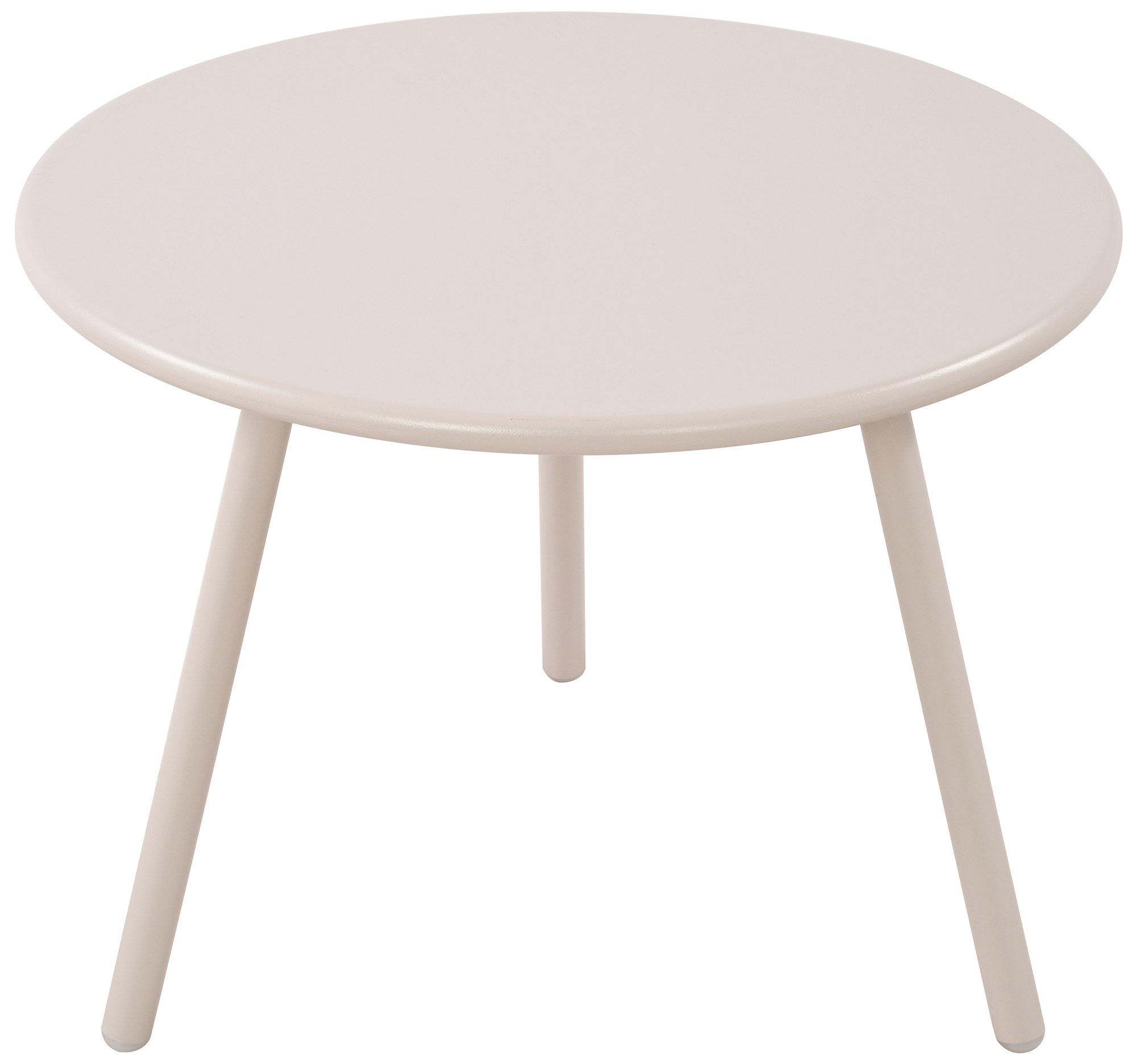 CLP Couchtisch Minot I Runder Loungetisch f&uuml;r drau&szlig;en und drinnen I Gartentisch wetterfest und UV-best&auml;ndig I Outdoor Beistelltisch 