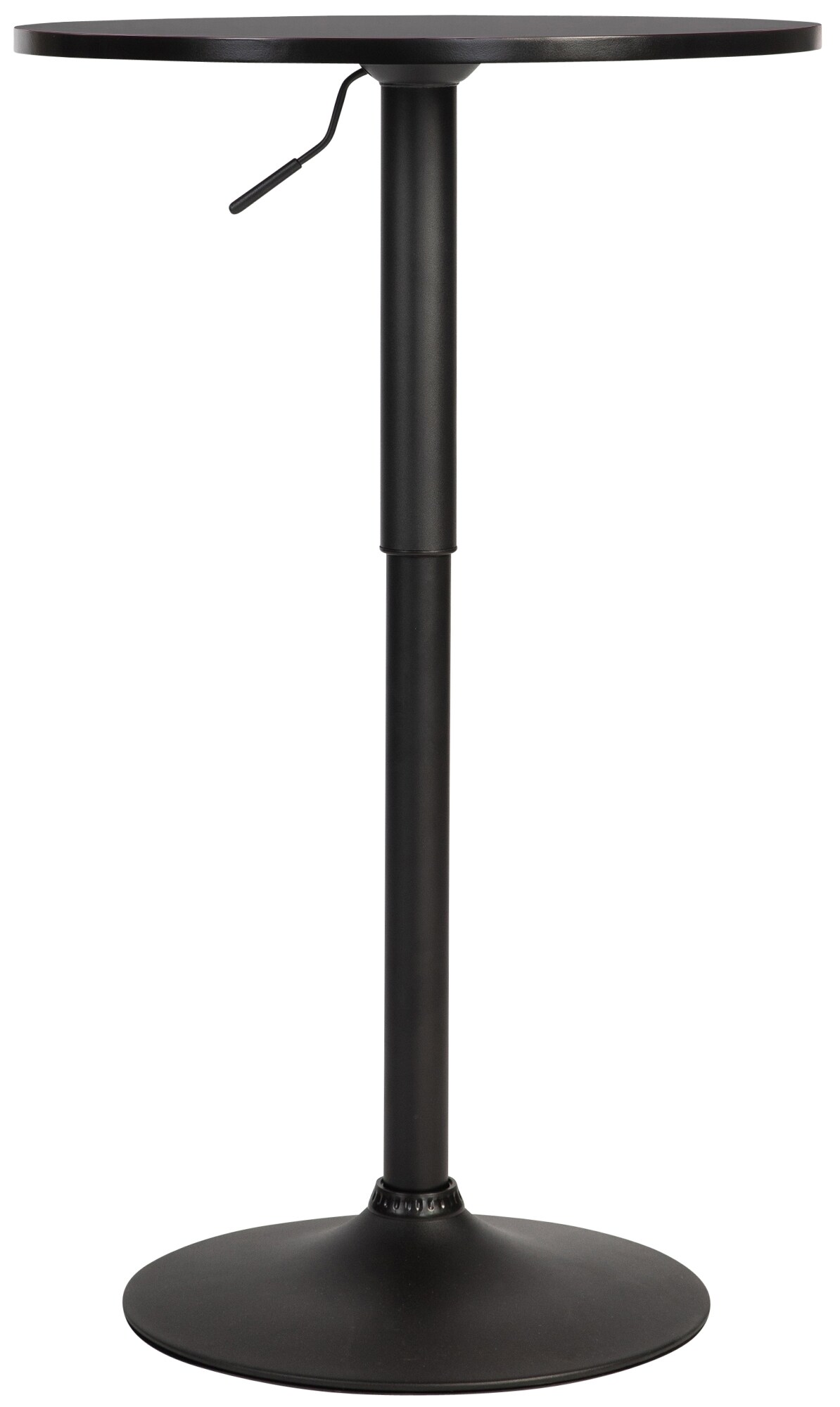 CLP Stehtisch Lamoni h&ouml;henverstellbar drehbar mit Metallgestell I Bistrotisch f&uuml;r Bar & Events I Tischplatte &Oslash; 60 cm I Ideal mit Hussen & Deko 