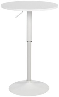 CLP Stehtisch Lamoni höhenverstellbar drehbar mit Metallgestell I Bistrotisch für Bar & Events I Tischplatte Ø 60 cm I Ideal mit Hussen & Deko 