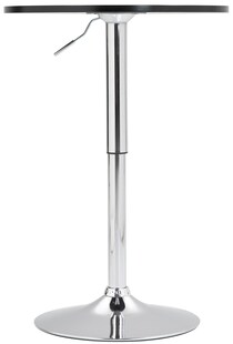 CLP Stehtisch Lamoni höhenverstellbar drehbar mit Metallgestell I Bistrotisch für Bar & Events I Tischplatte Ø 60 cm I Ideal mit Hussen & Deko 