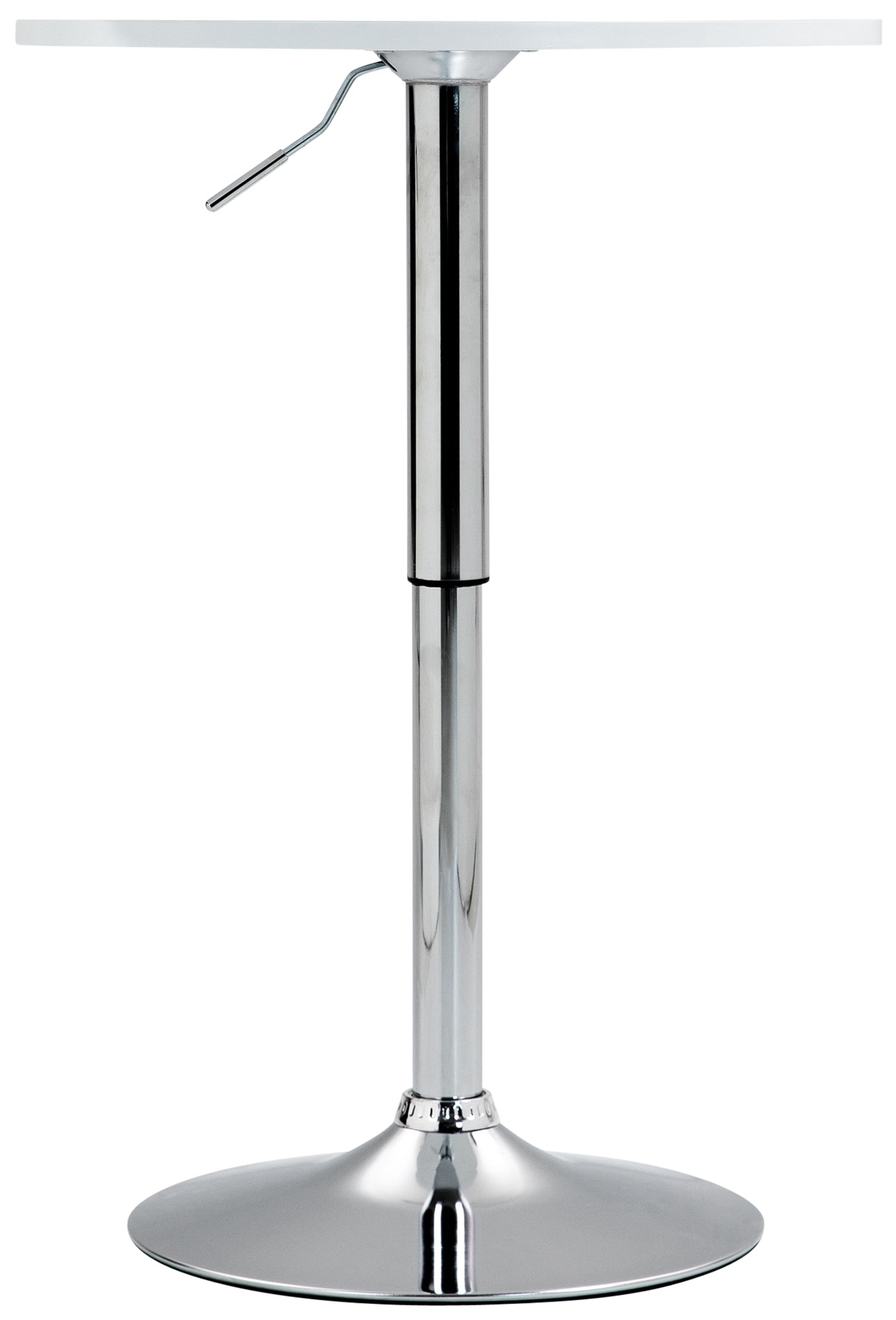 CLP Stehtisch Lamoni h&ouml;henverstellbar drehbar mit Metallgestell I Bistrotisch f&uuml;r Bar & Events I Tischplatte &Oslash; 60 cm I Ideal mit Hussen & Deko 