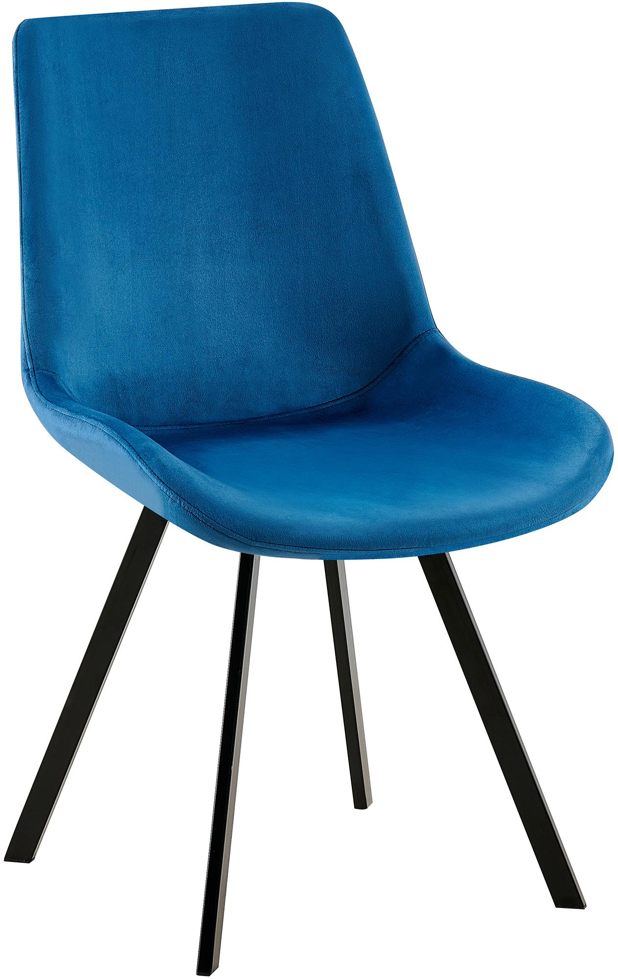 CLP Esszimmerstuhl Lewes mit Samtbezug I 360 Grad drehbarer Polsterstuhl I K&uuml;chenstuhl mit R&uuml;ckenlehne 