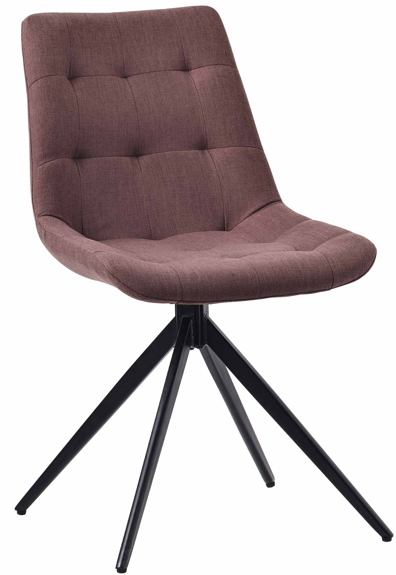 CLP Esszimmerstuhl Merna I K&uuml;chenstuhl gepolstert und schwenkbar I Polsterstuhl mit R&uuml;ckenlehne 