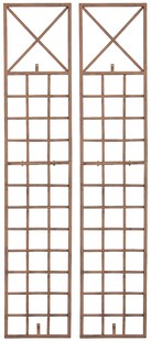 CLP 2er Set Rankgitter Trigo Zur Wandbefestigung I Rankhilfe Für Die Wand I Rankzaun Aus Lackiertem Metall 