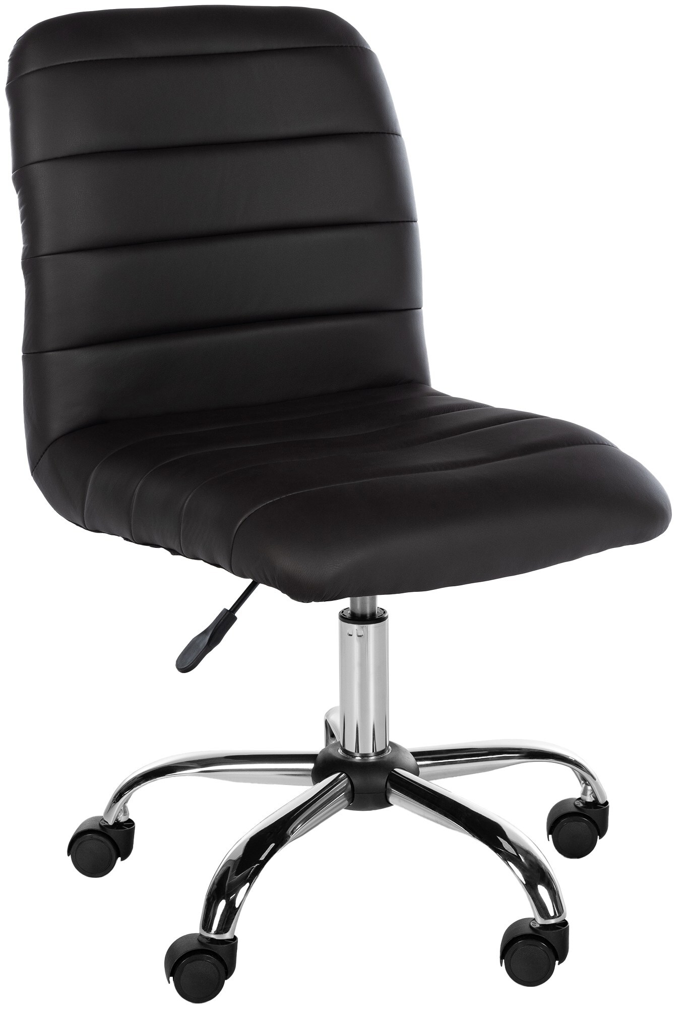 CLP B&uuml;rostuhl Redding Kunstlederbezug I Arbeitsstuhl mit R&uuml;ckenlehne I Drehstuhl h&ouml;henverstellbar I Arbeitshocker bis 150 kg belastbar 