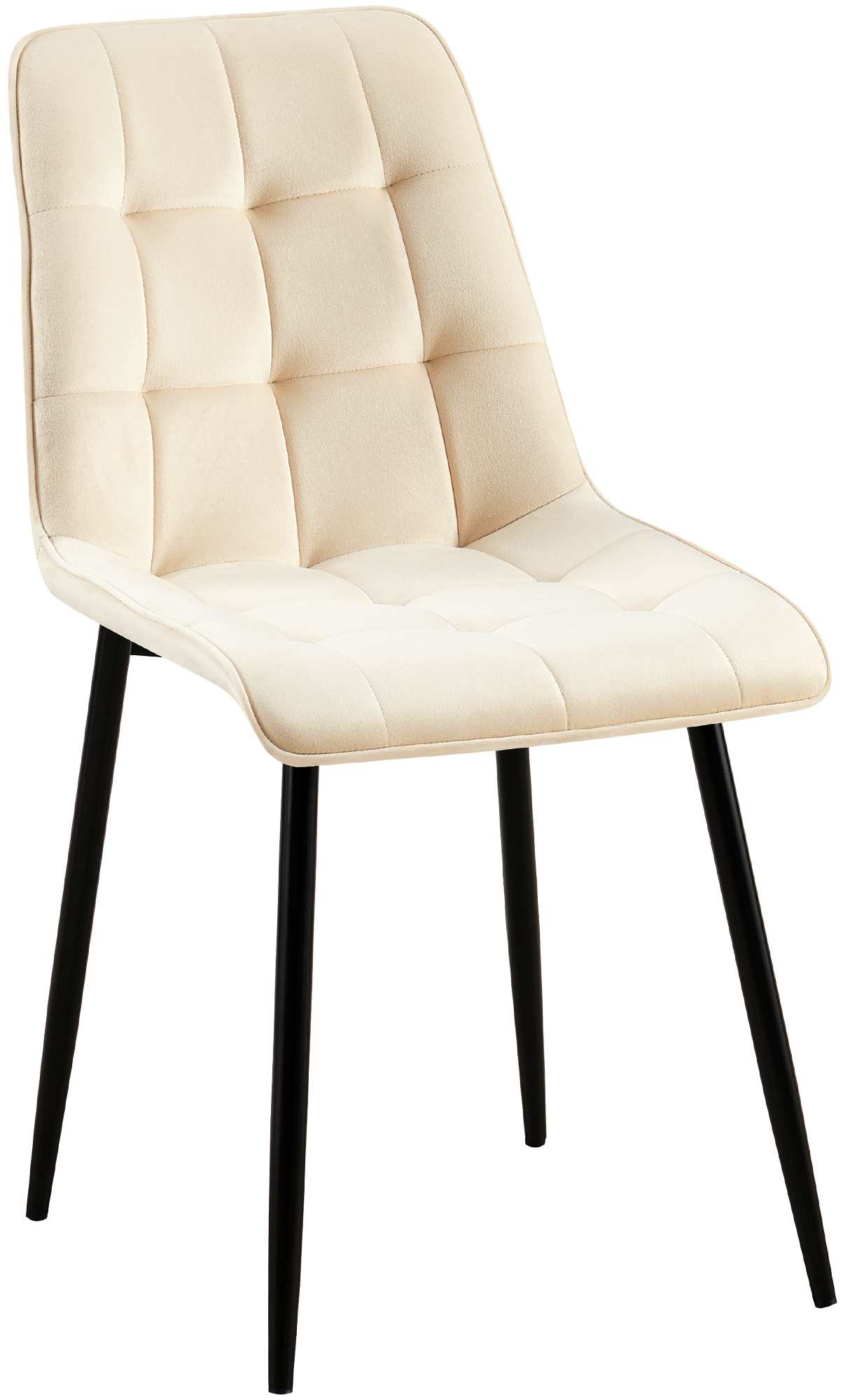 CLP Esszimmerstuhl Gifford I Polsterstuhl mit Samtbezug I K&uuml;chenstuhl mit R&uuml;ckenlehne 