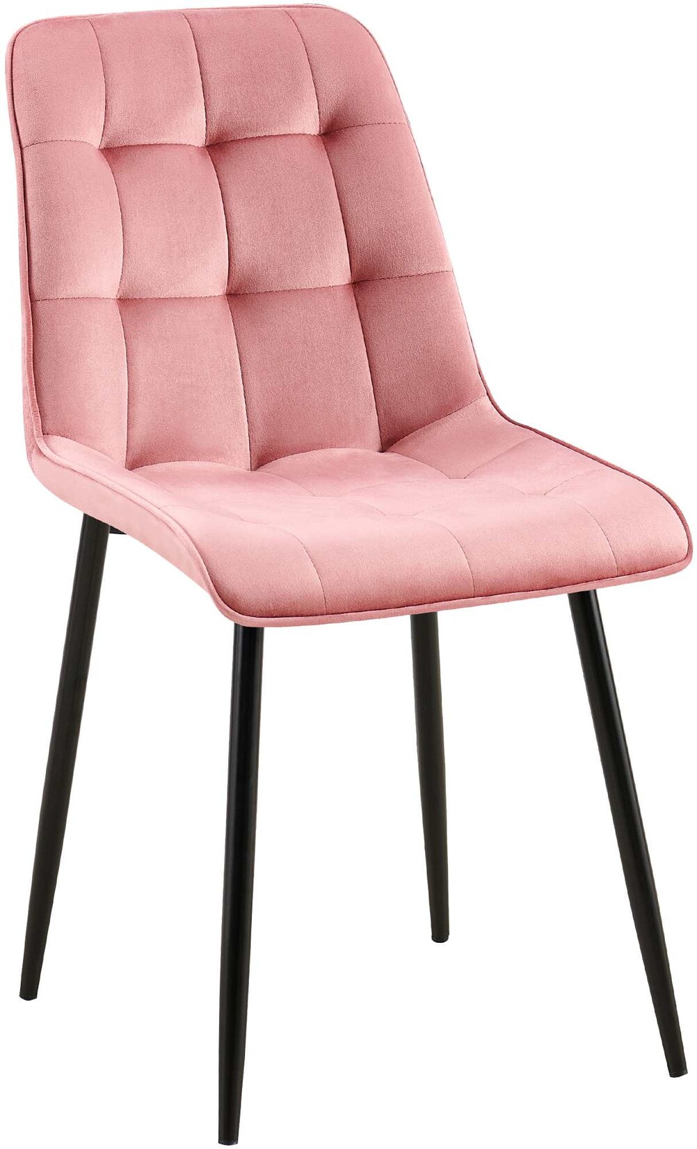 CLP Esszimmerstuhl Gifford Samt Farbe: pink, Material: Samt