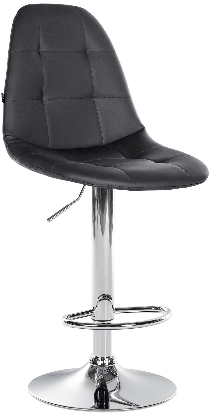CLP Barhocker Elmore Kunstleder C Farbe: schwarz, Material Gestell: Metall in Chromoptik