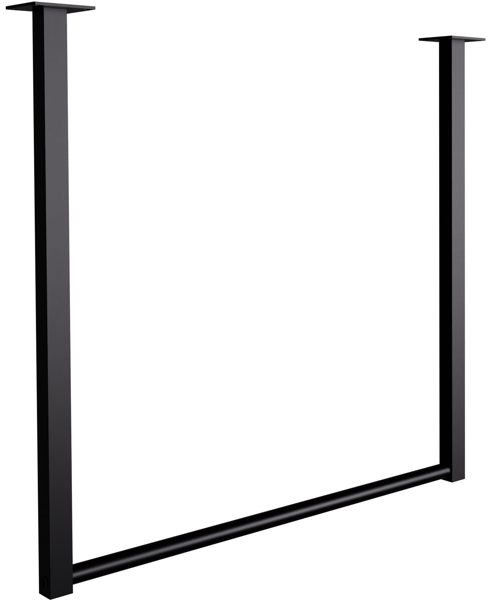 CLP Kleiderstange Fenton I Kleiderst&auml;nder f&uuml;r Deckenmontage I Garderobenstange aus Metall I f&uuml;r Flur, Garderobe und Schlafzimmer 