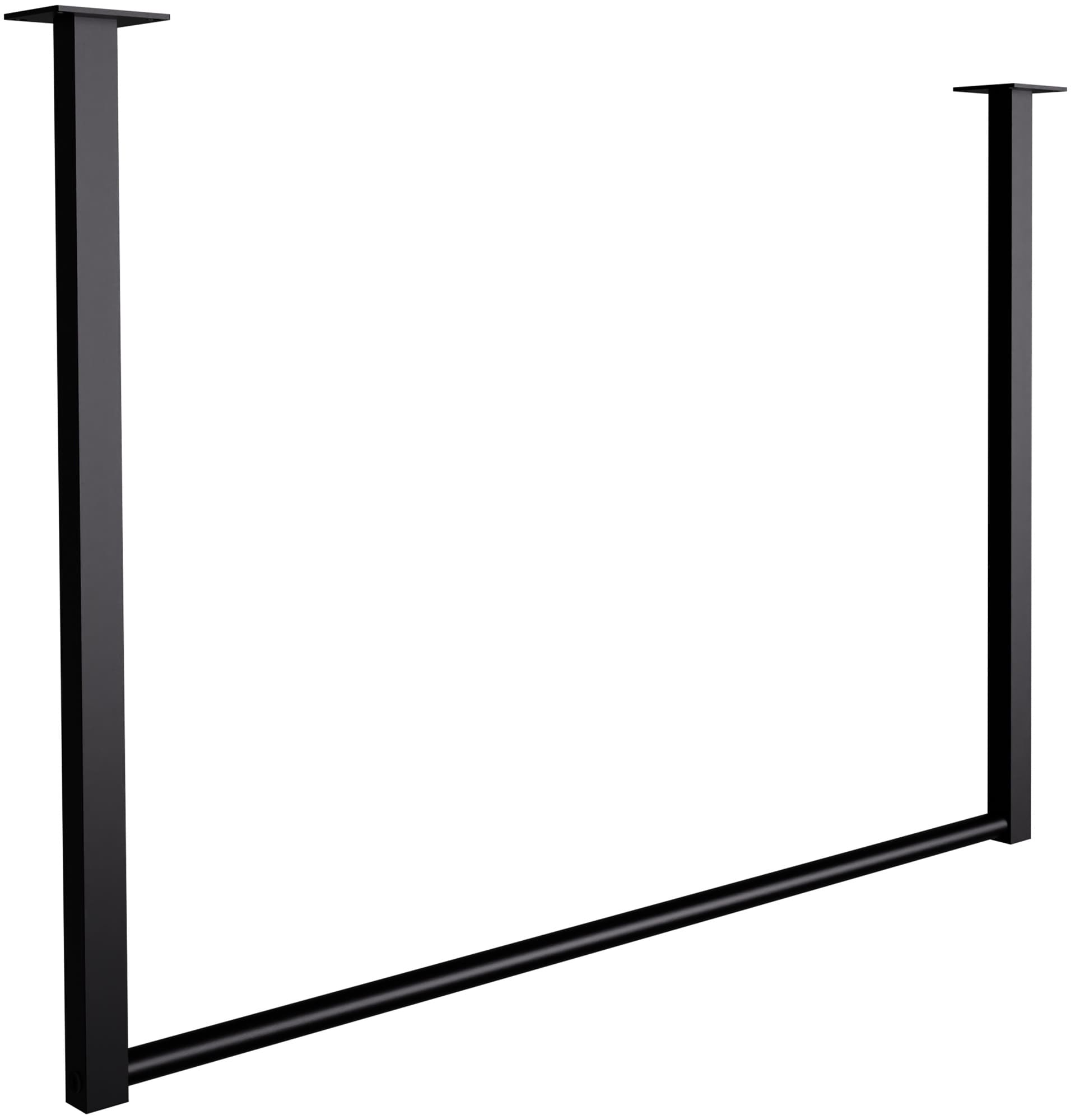 CLP Kleiderstange Fenton I Kleiderst&auml;nder f&uuml;r Deckenmontage I Garderobenstange aus Metall I f&uuml;r Flur, Garderobe und Schlafzimmer 