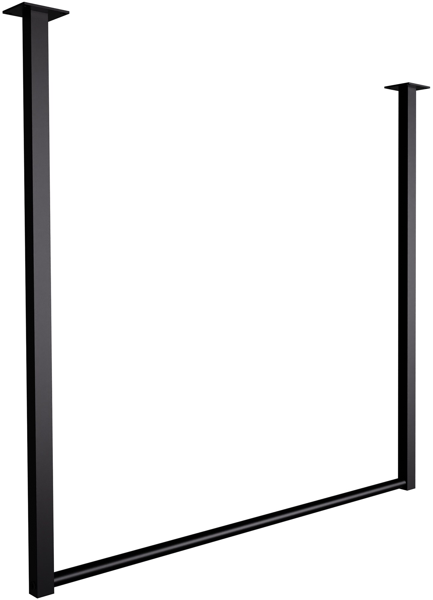 CLP Kleiderstange Fenton I Kleiderst&auml;nder f&uuml;r Deckenmontage I Garderobenstange aus Metall I f&uuml;r Flur, Garderobe und Schlafzimmer 