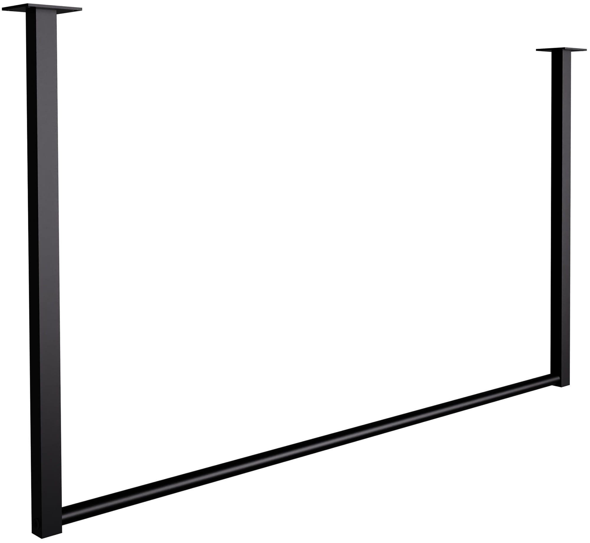 CLP Kleiderstange Fenton I Kleiderst&auml;nder f&uuml;r Deckenmontage I Garderobenstange aus Metall I f&uuml;r Flur, Garderobe und Schlafzimmer 