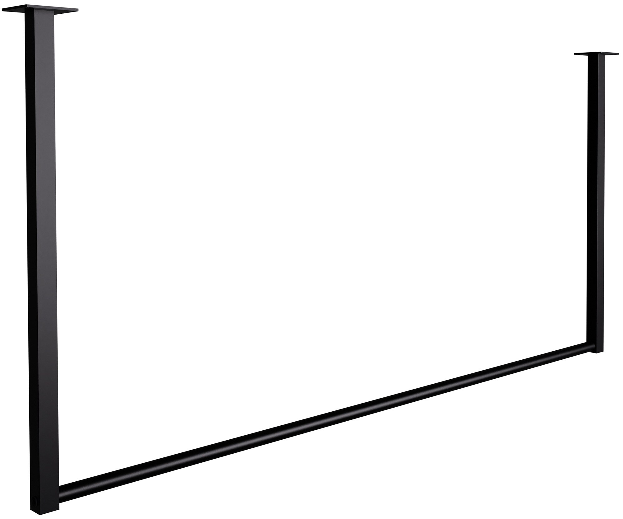 CLP Kleiderstange Fenton I Kleiderst&auml;nder f&uuml;r Deckenmontage I Garderobenstange aus Metall I f&uuml;r Flur, Garderobe und Schlafzimmer 