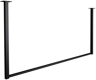 CLP Kleiderstange Fenton I Kleiderständer für Deckenmontage I Garderobenstange aus Metall I für Flur, Garderobe und Schlafzimmer 