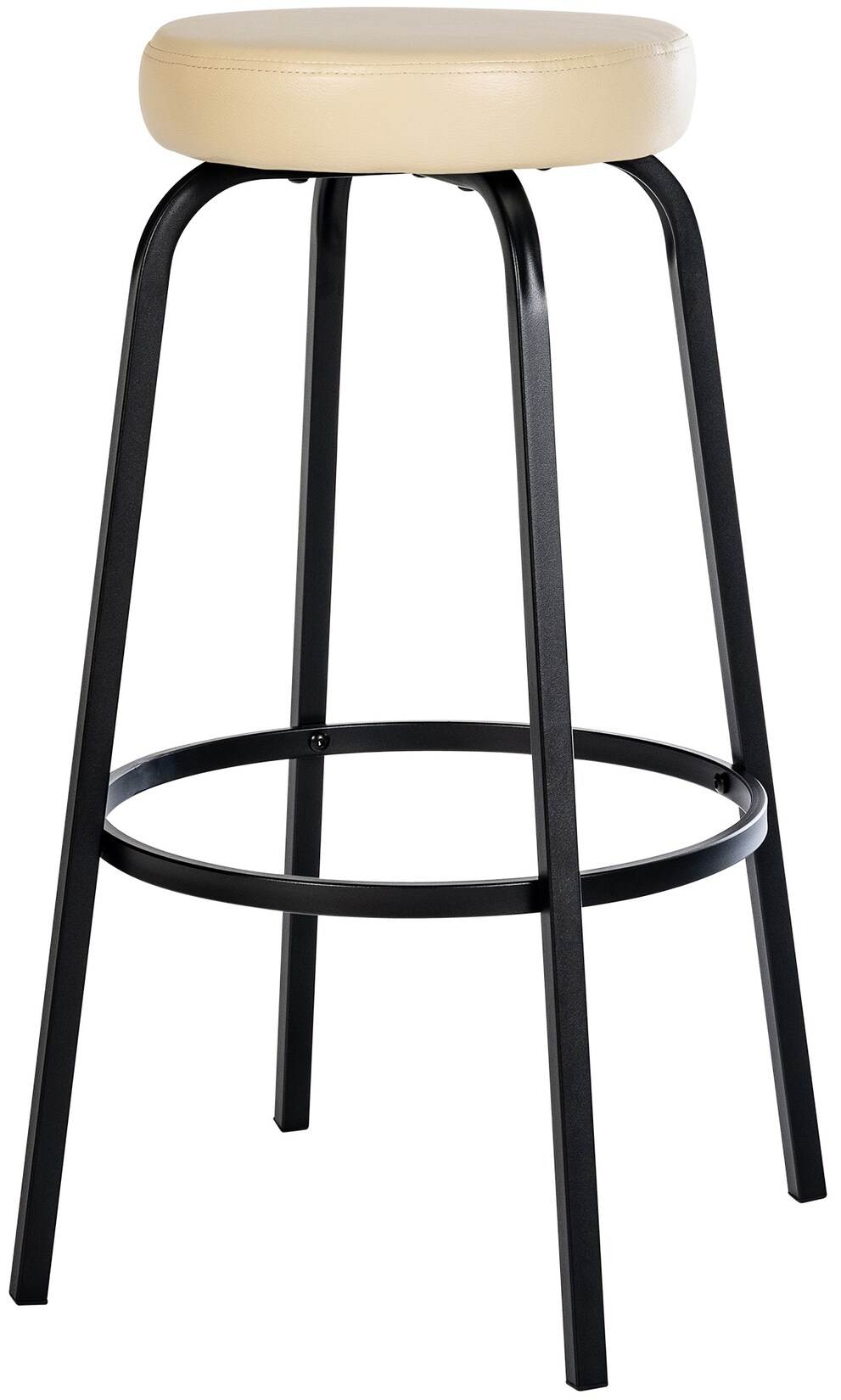 CLP Barhocker Kamari Kunstleder Farbe: creme, Material: Kunstleder