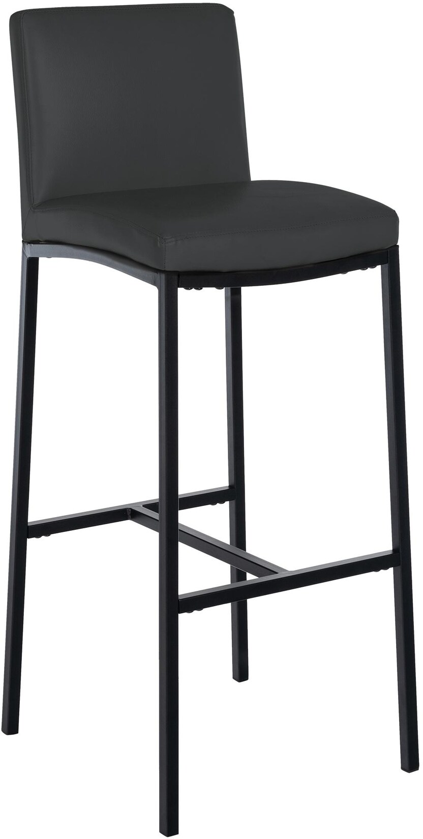 CLP Barhocker Freeport Kunstleder B Farbe: dunkelgrau, Material: Kunstleder
