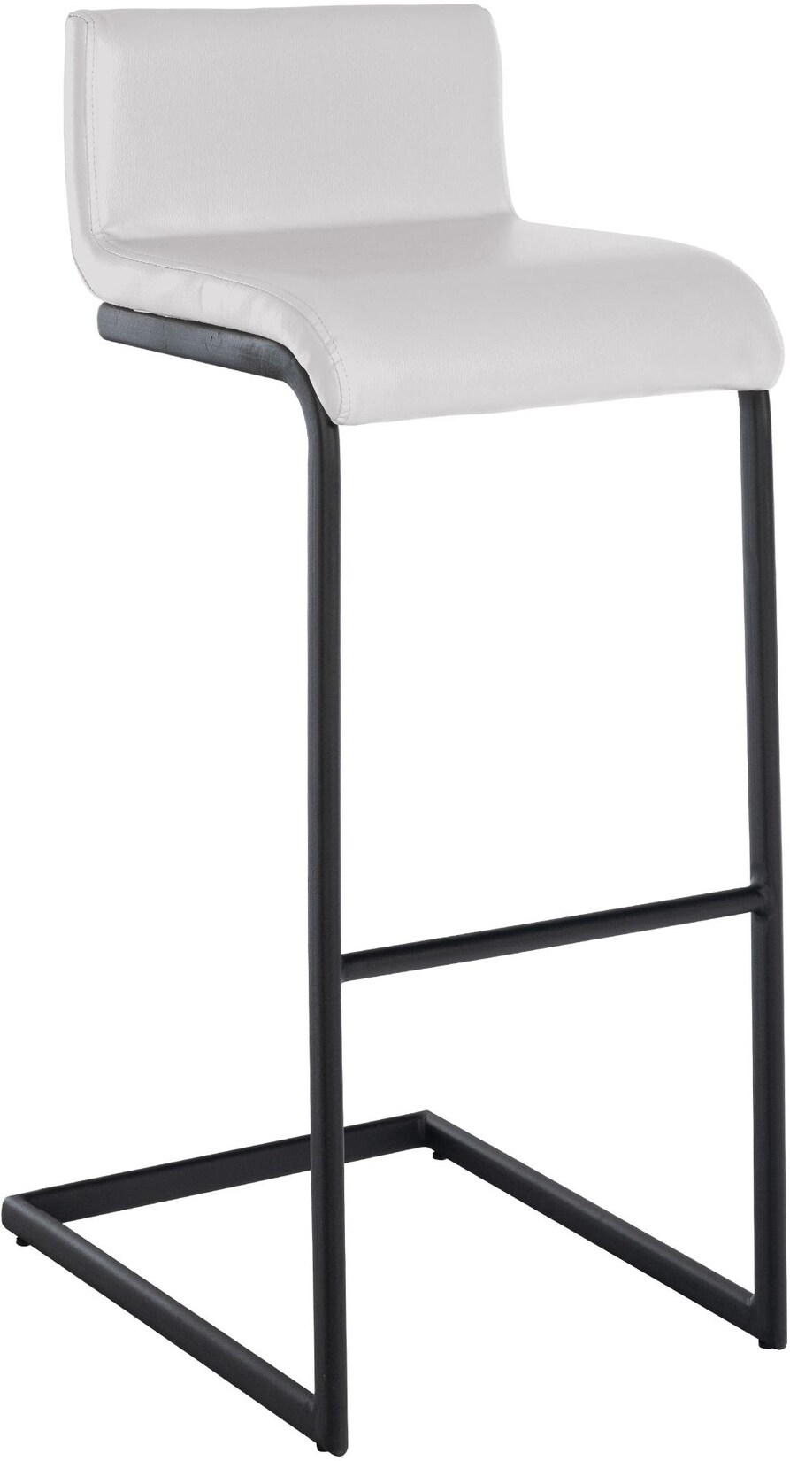 CLP Barhocker Newport Kunstleder B Farbe: weiß, Material: Kunstleder