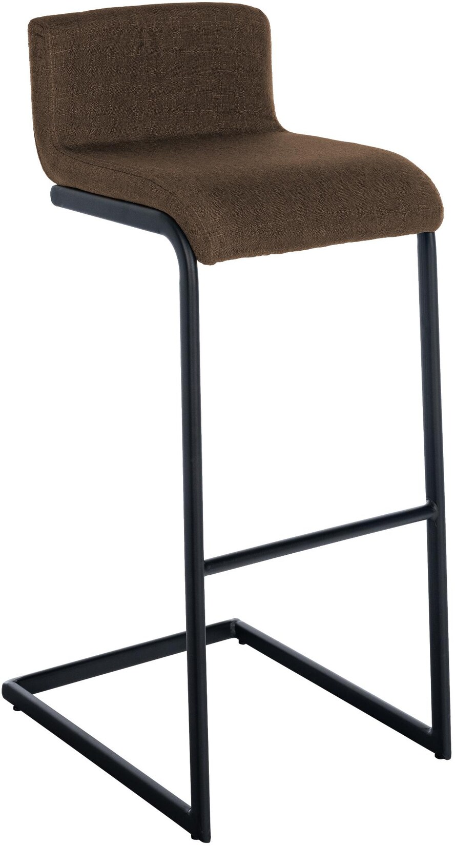 CLP Barhocker Newport Stoff B Farbe: braun, Material: Stoff
