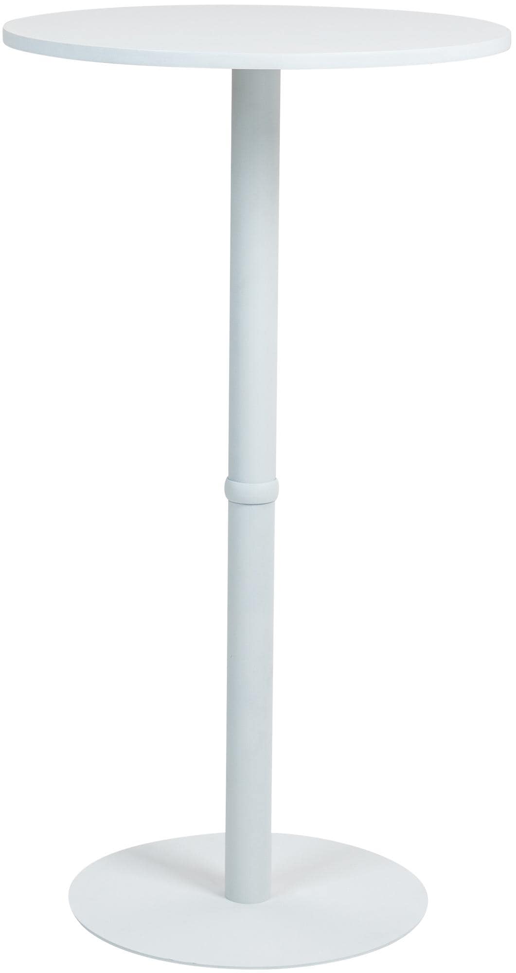 CLP Stehtisch Hereford rund I Metalltisch mit runder Tischplatte aus Holz I Standsicherer Bistrotisch 