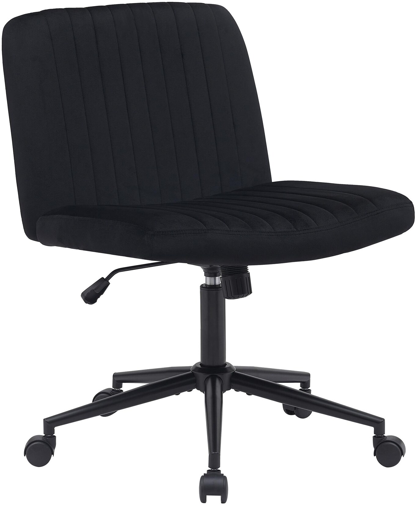 CLP Bürostuhl Kingman Samt Farbe: schwarz, Material: Samt