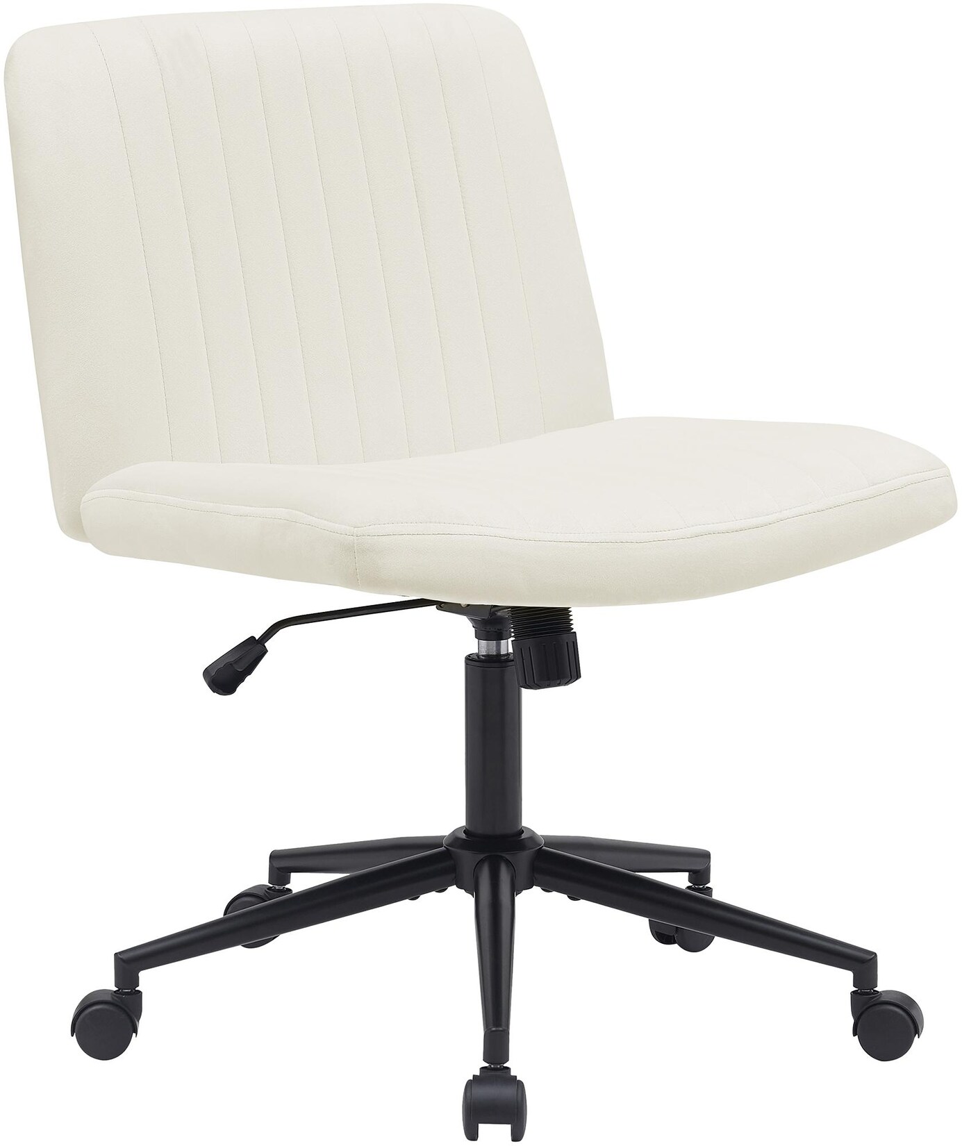 CLP Bürostuhl Kingman Samt Farbe: creme, Material: Samt