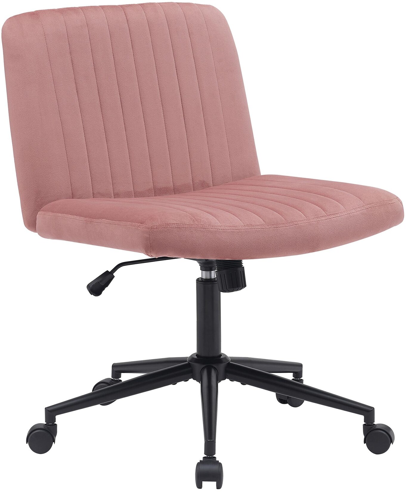 CLP Bürostuhl Kingman Samt Farbe: pink, Material: Samt