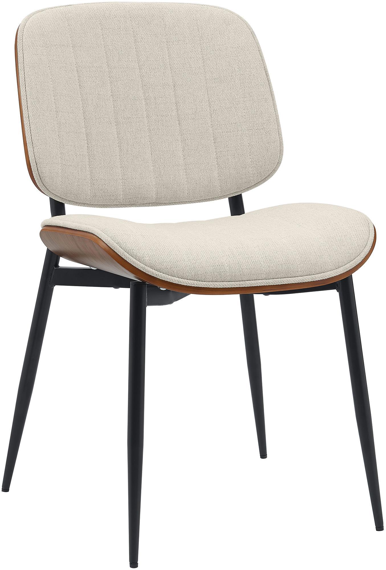 CLP Esszimmerstuhl Tiffin I Polsterstuhl mit Bugholz I K&uuml;chenstuhl mit R&uuml;ckenlehne I gepolsterter Wartestuhl 