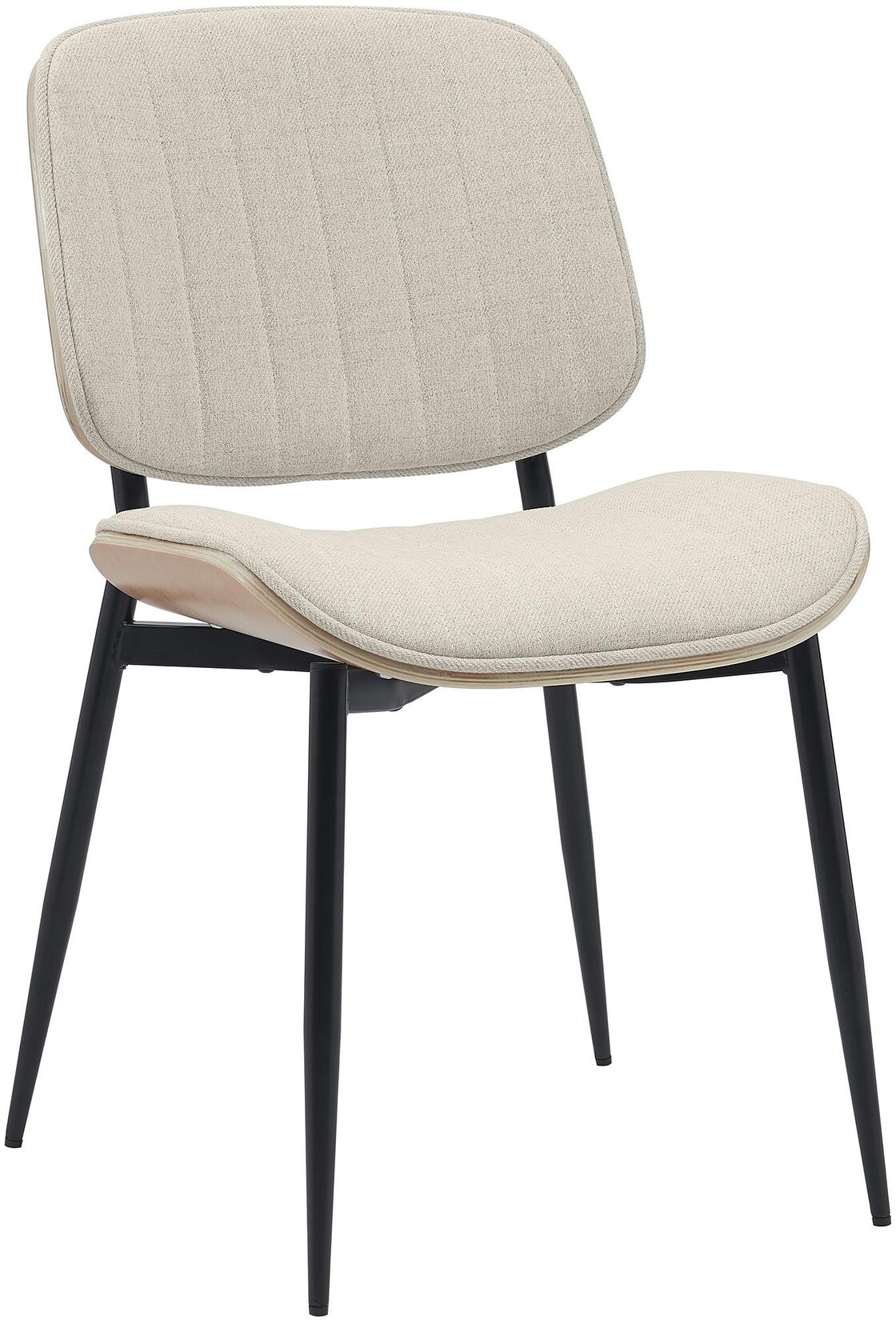 CLP Besucherstuhl Tiffin Stoff Farbe: natur/creme, Material: Stoff