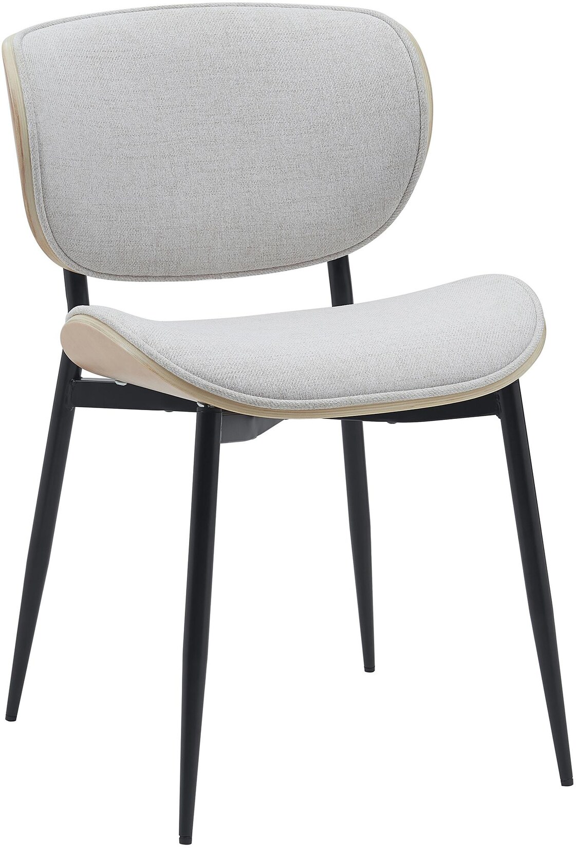 CLP Besucherstuhl Enid Stoff Farbe: natur/creme, Material: Stoff