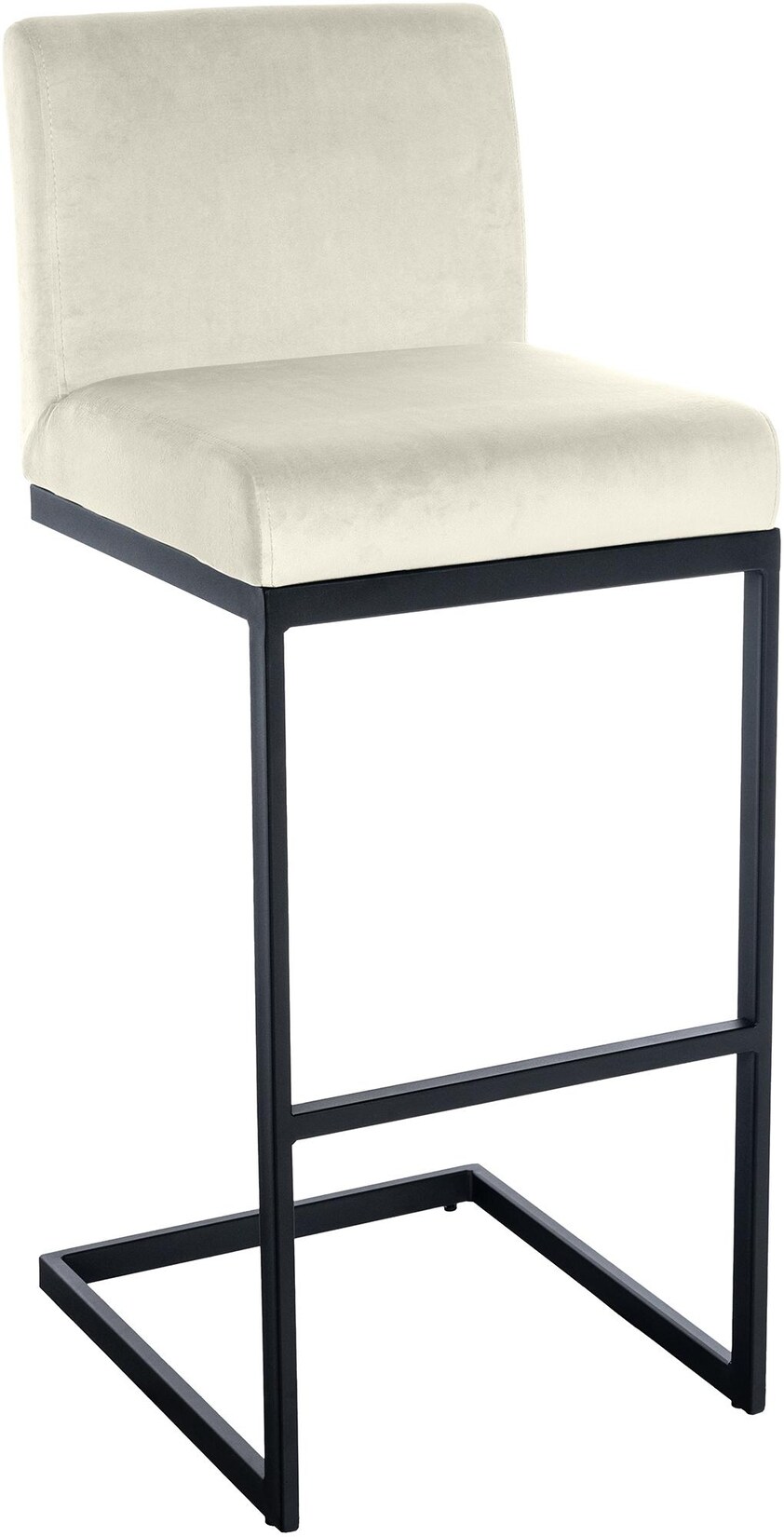 CLP Barhocker Hopewell Samt B Farbe: creme