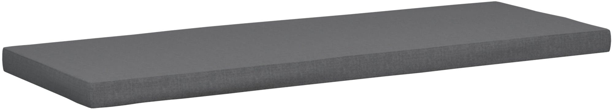 CLP Sitzkissen outdoor 8 cm dick, f&uuml;r Gartenbank mit Rei&szlig;verschluss, wetterfest und waschbar, Schaumstoffpolster, 600D Oxford-Gewebe 