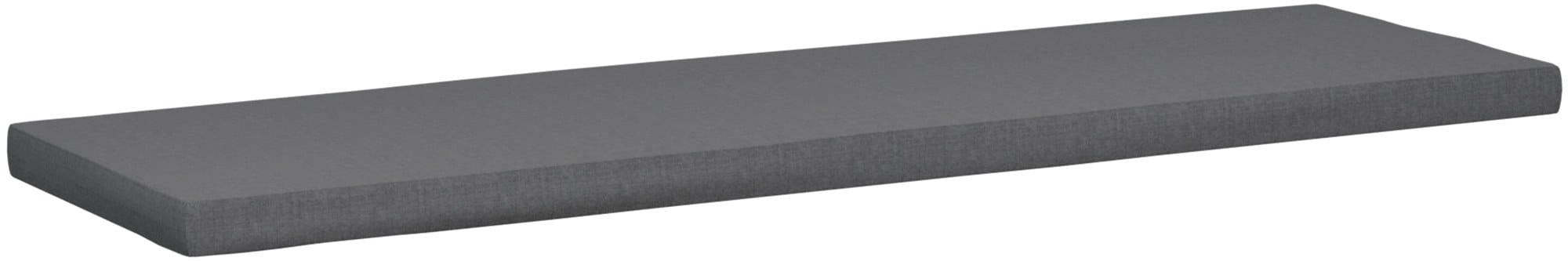 CLP Sitzkissen outdoor 8 cm dick, f&uuml;r Gartenbank mit Rei&szlig;verschluss, wetterfest und waschbar, Schaumstoffpolster, 600D Oxford-Gewebe 