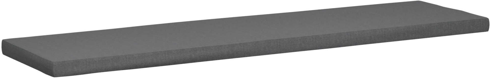 CLP Sitzkissen outdoor 8 cm dick, f&uuml;r Gartenbank mit Rei&szlig;verschluss, wetterfest und waschbar, Schaumstoffpolster, 600D Oxford-Gewebe 