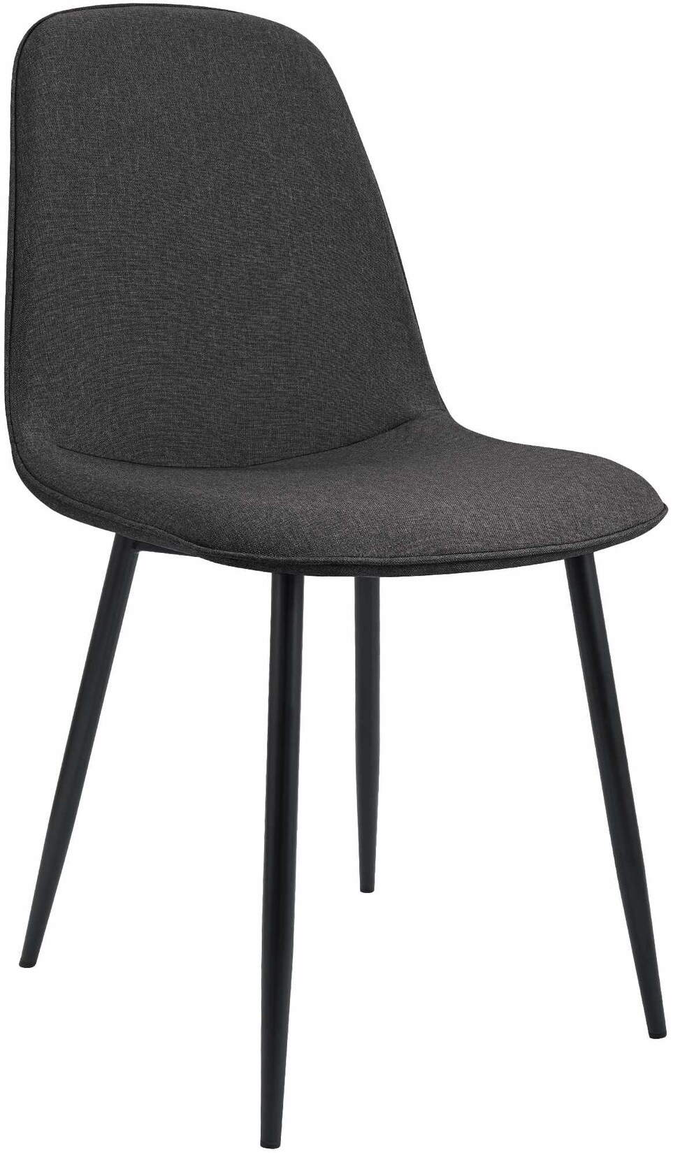 CLP Esszimmerstuhl Maryam Stoff Farbe: dunkelgrau, Material: Stoff