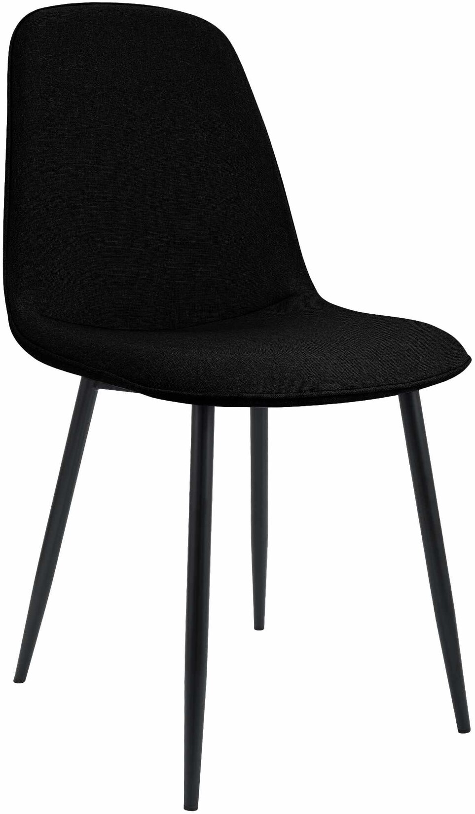 CLP Esszimmerstuhl Maryam Stoff Farbe: schwarz, Material: Stoff